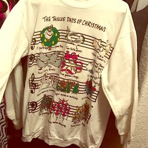 COPY - Vintage twelve days of cxmas sweater